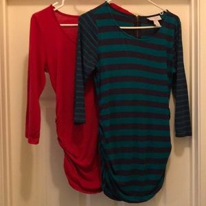 Maternity 3/4 length T-shirts set of two